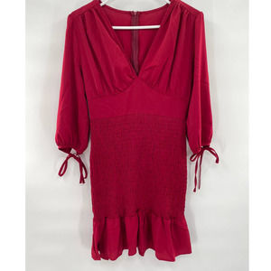 NWT Zalful Red fitted dress size 4 Valentines Day!